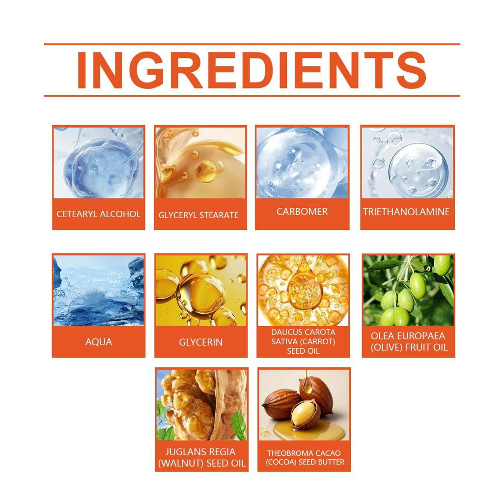 Sunless Tanning Aid Cream Plant Oil Glossy Moisturizing Even Skin Tone For All Seasons Tanning Aid Body Cream