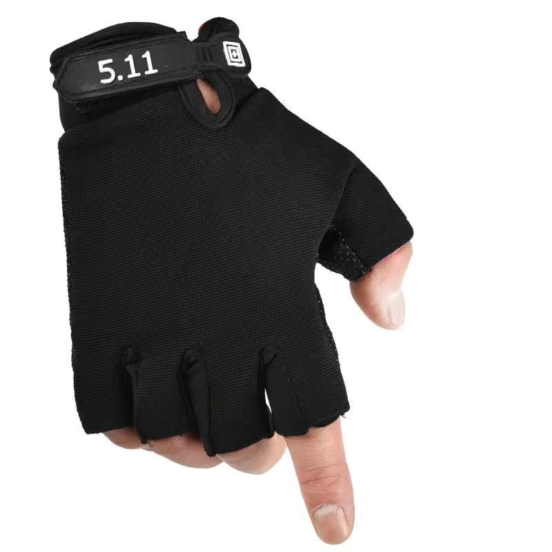 

Fitness Gloves Men s and Women s Equipment Training Sports Equipment Summer Thin Non-Slip Half Finger Horizontal Bar Riding Driving Open Finger Black [511 half finger black]] L