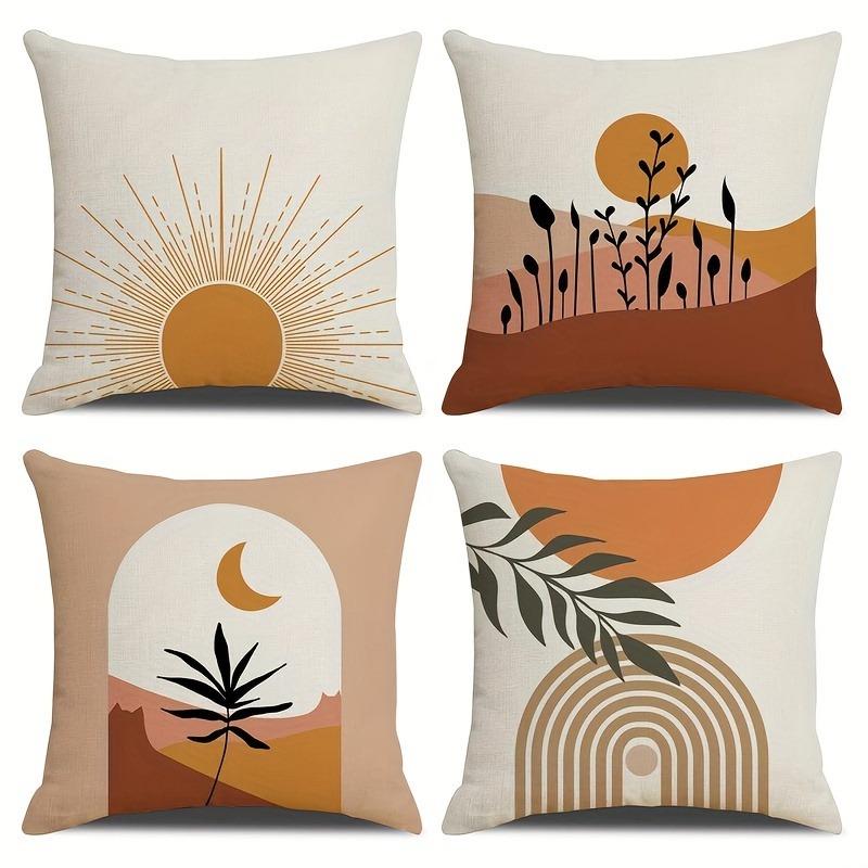 Modern Minimalist Bohemian Style Pattern Design pillowcaseSuitable for Sofa Car Bedroom Decorative Cushion Cover Pillow Cover