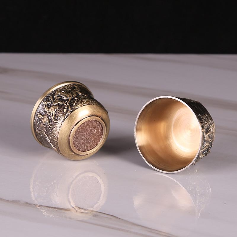 Stříbrná čajová souprava, domácí vysoce kvalitní šálek na Gongfu čaj, retro podnos na konvičku, čajová souprava, praktické dárky