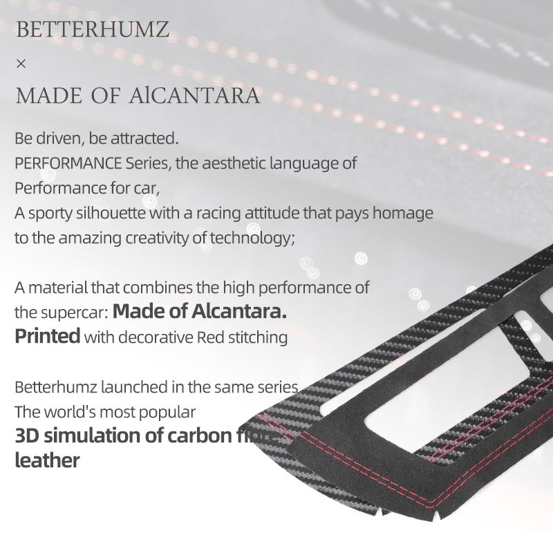 Betterhumz For Mazda 3 Axela 2010-2013 Made of Alcantara Auto Headlight Lamp Switch Panel Trim Sticker Car Interior Accessories
