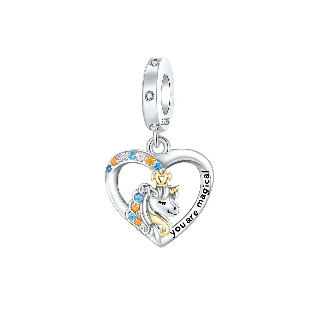 Copper Ocean Charms Sea Star Whale Crab Seahorse Beads Pendant Fit Original Bracelet Necklace Jewelry New Year Gift