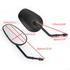 Rear View Mirrors For Touring Road King Sportster XL883 XL1200 Dyna Softail