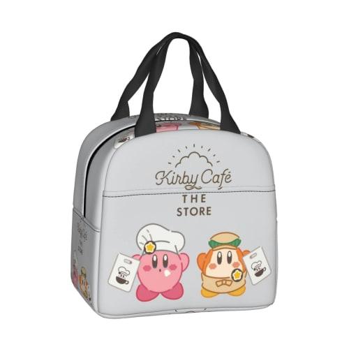 Ka-bi Insulated Lunch Bag with Clasp, Black, Bento Box, Insulated, Cooler Bag with Zipper, Compact, Soft Cooler Bag, Tote/Eco Bag