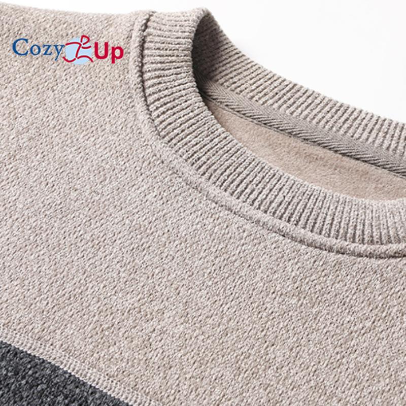 Cozy Up Men's Plush and Thickened Outside Warm Sweater