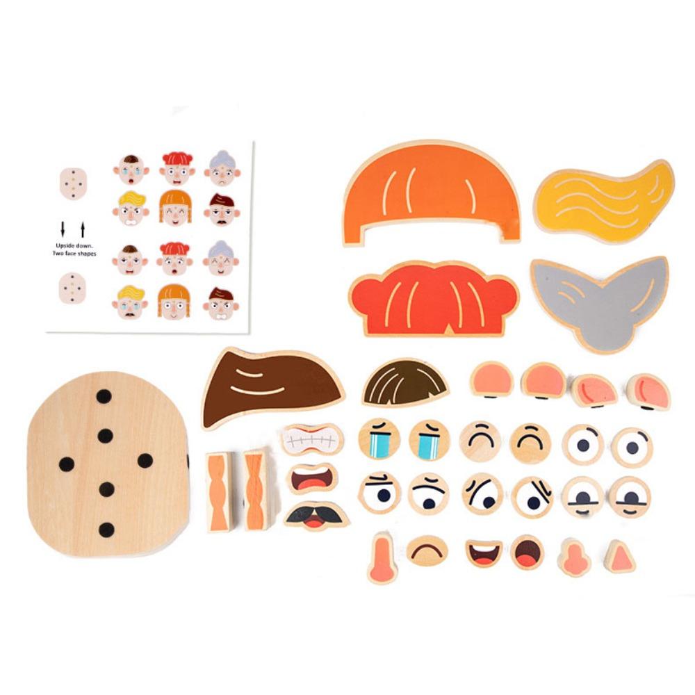 Montessori 3D Animal Puzzles Toys Character Shape Matching Game  Thinking Training