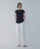 Bobeu Semi-Wide Cotton Denim Pants_White 7156255006