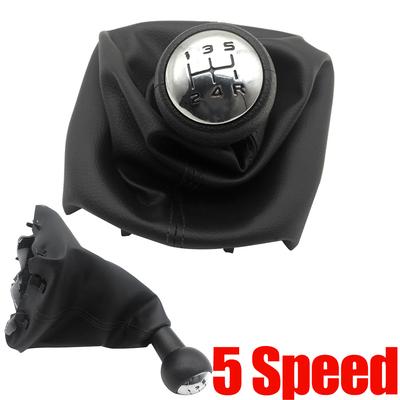 5-växlad Växelvred Växelväljare Ersättningssats Krage Spak Stång Damask Stövelskydd för Citroen C3 C4 C5 Enkel Hållbar Design