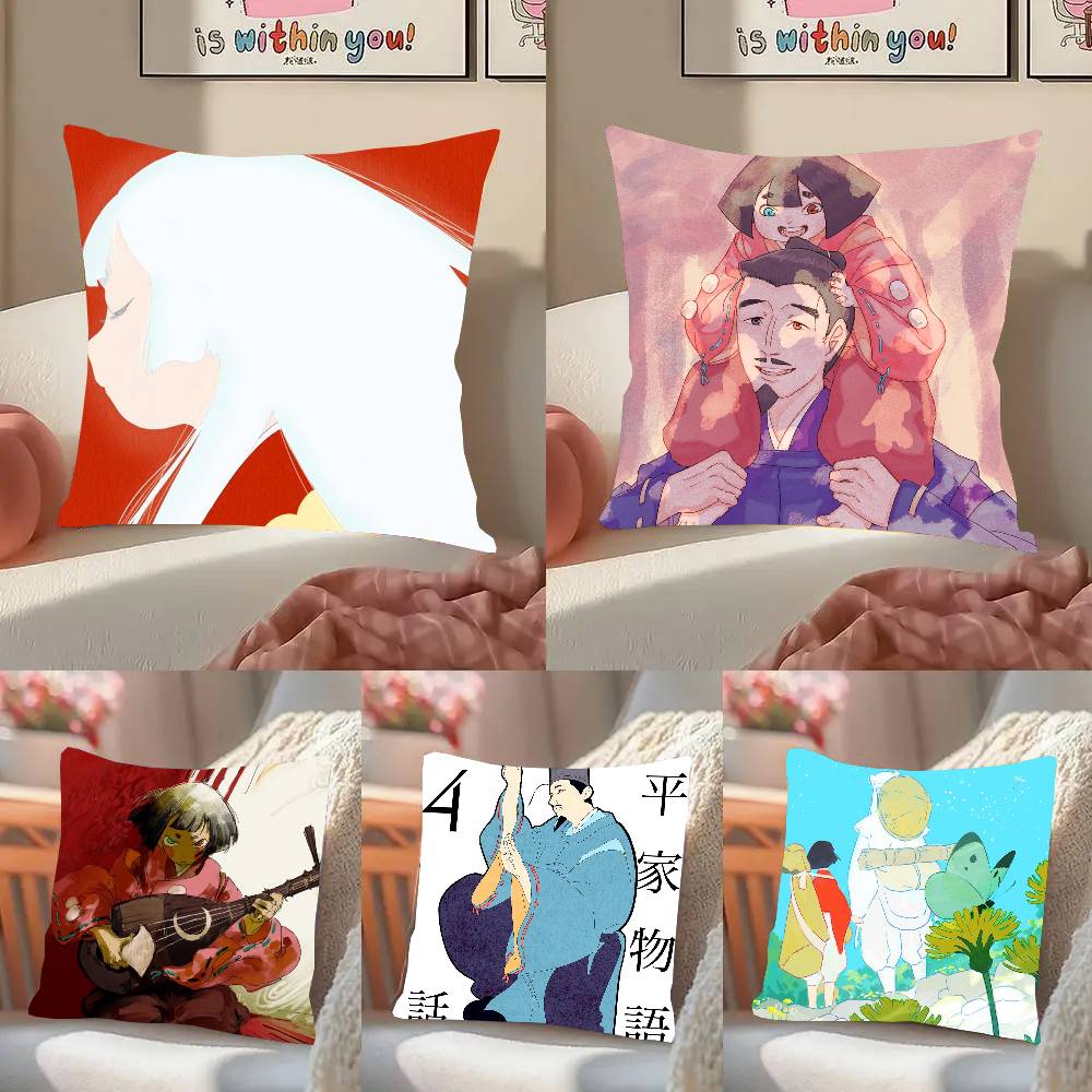 Anime The H-Heike Story Pillow Case Fashion Square Pillowcase Bedroom Sofa Room Ins Decoration Leisure