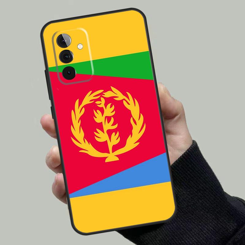 Eritrea Flag Case For Samsung Galaxy A33 A53 A13 A23 A17 A06 A16 A56 A36 A54 A34 A14 A52 A32 A15 A35 A55