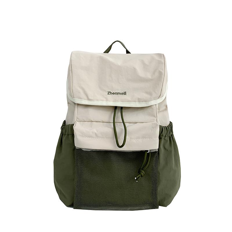 Schoolbag Wholesale Outdoor Fashion Backpack Lightweight Junior High School Student Schoolbag Sports 1011 New Casual Versatile Backpack Women
