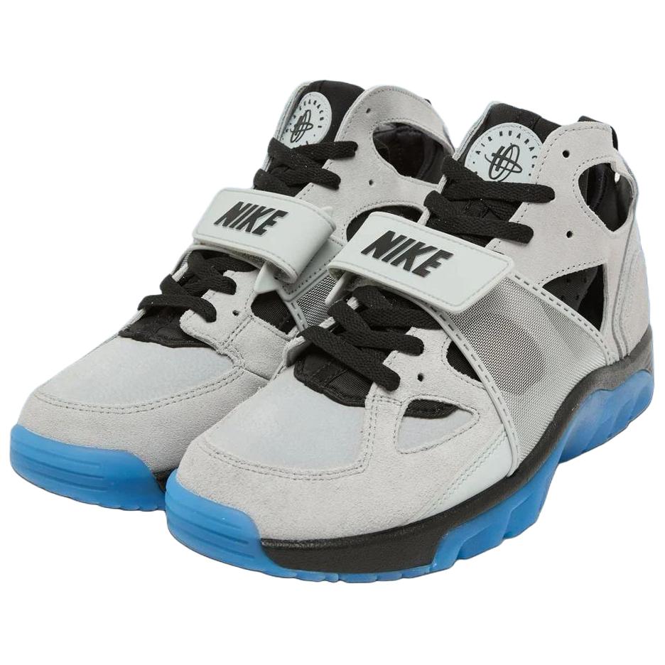 Nike Air Trainer Huarache Wolf Grey Star Blue Men Sneakers Black Metallic-Silver IH4469-012