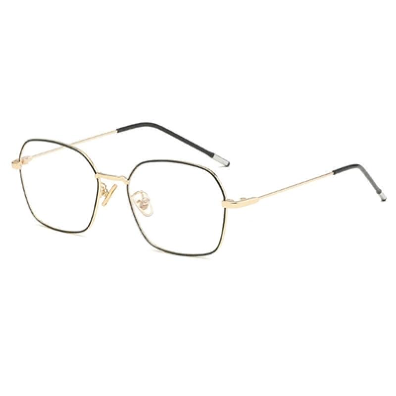 LK11001 Blue Light Blocking Glasses Frame_C5 GOLD BLACK