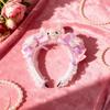 Lina Belle headband, girls' animal tail, children's autumn/winter plush waist bag, Lolita princess dress accessories, hand-held cane, hair