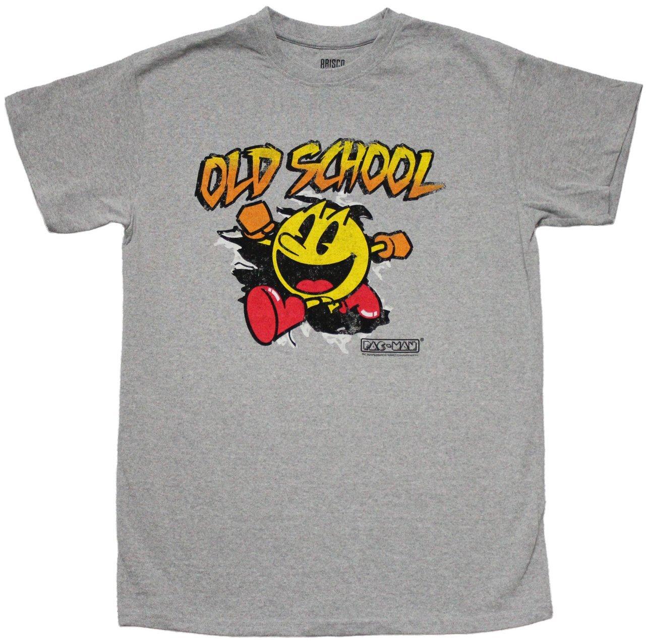 PacMan New Adult T-shirt Old School Bustin Through Walk XXXXL