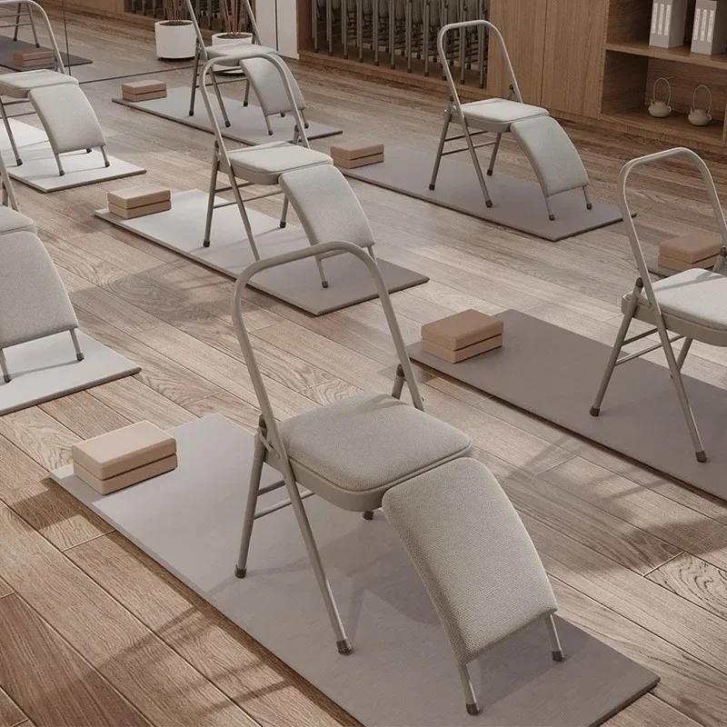 Widened Yoga Chair - Professional Foldable Yoga Prop with Thickened Seat, Auxiliary Stool for Yoga Practice & Meditation