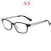 -1.0-1.5-2.0-2.5-3.0-3.5-4.0-5.0 To-6.0  Finished Myopia Glasses Men Women Square Prescription Short Sight Eyeglasses Students