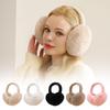 Fashion Winter Warm Earmuffs Fluffy Ear Muff for Women Soft Plush Earmuffs Girls Boys Cold Weather Ear Warmer Foldable Earflaps