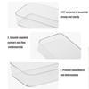 Transparent Modular Storage Box  - Customizable Drawer Trays for Cosmetics, Pens & Small Items, PET Plastic