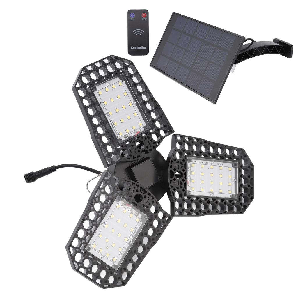 Solarleuchte Außen IP65 Wasserdicht Fernbedienung LED Solarbetriebene Leuchte für Hof Garten