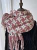 Women Winter Knit Scarf Headscarf Ladies Men Casual Preppy Plaid Tassel Warm Scarve Pashmina Mujer Male Foulard Wrap Shawl New