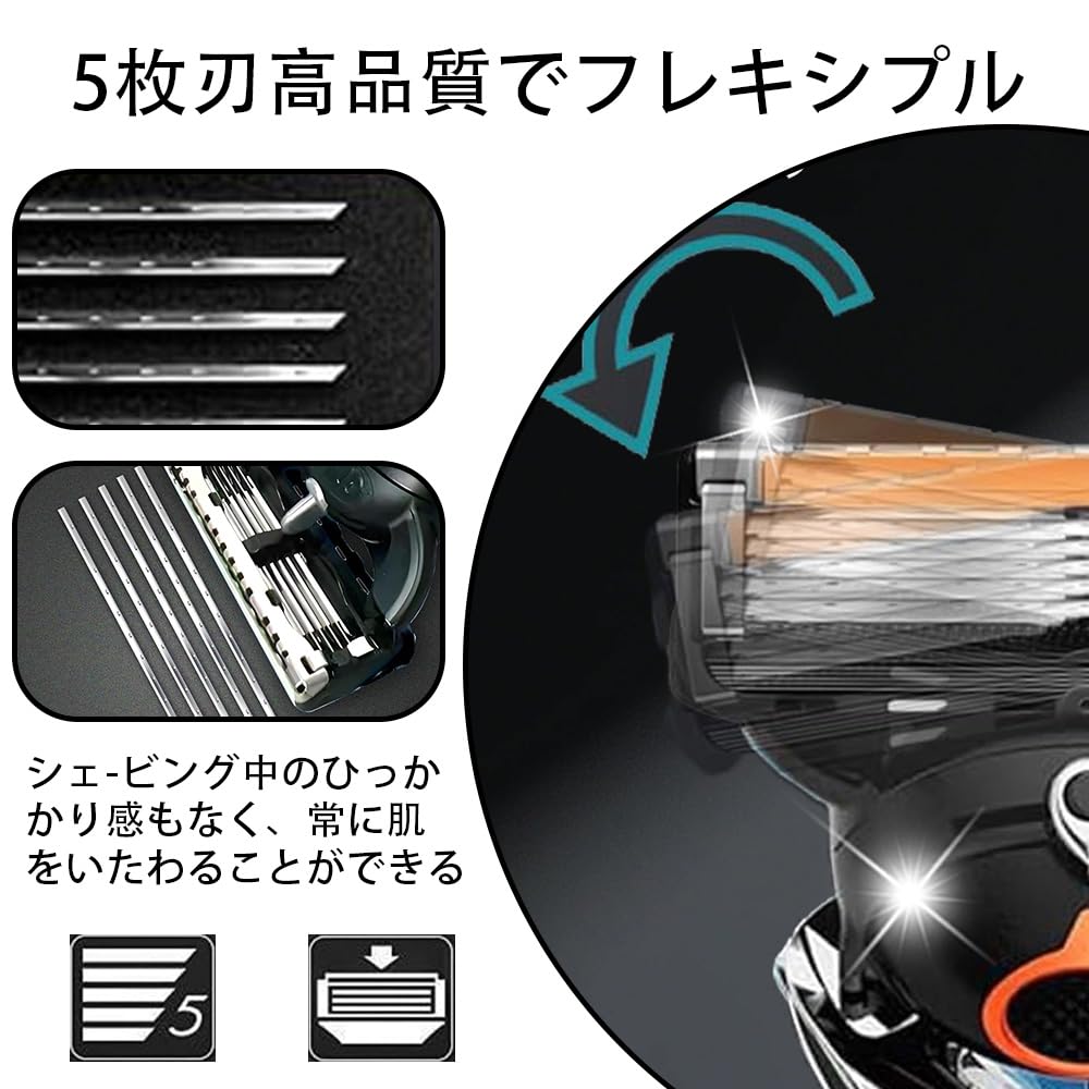 Gillette Proglide Fusion Kompatibler Ersatz 12 Kompatibel mit Elektrisch 5 Ersatz Rasieren Rasieren Kompatibel mit Gillette Verwendung Klingen, Stück,