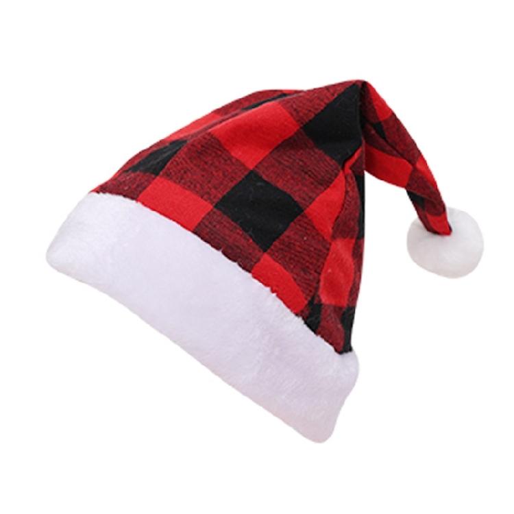 Company Party Gift Hat Soft Santa Hat Festival Party Costume Cap Holiday Decor