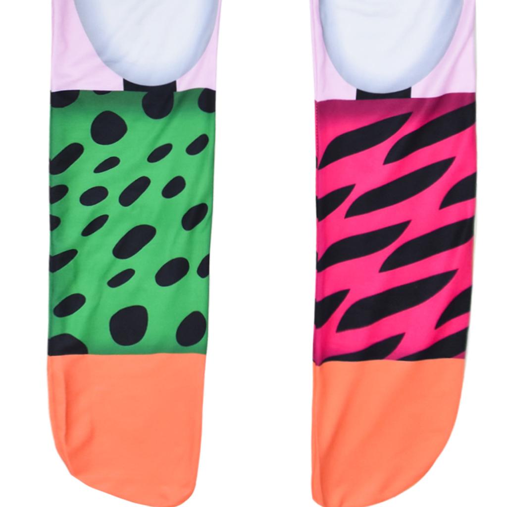 Dziewczęcy Różowy Kombinezon Fnaf z Nadrukiem Ptaszka Maska Rękawiczki Strój dla Dzieci Boże Narodzenie Halloween Cosplay Przebranie Kostium