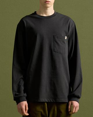 ONNHANS Long Sleeve Pocket T-Shirt_Charcoal