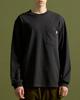 ONNHANS Long Sleeve Pocket T-Shirt_Charcoal