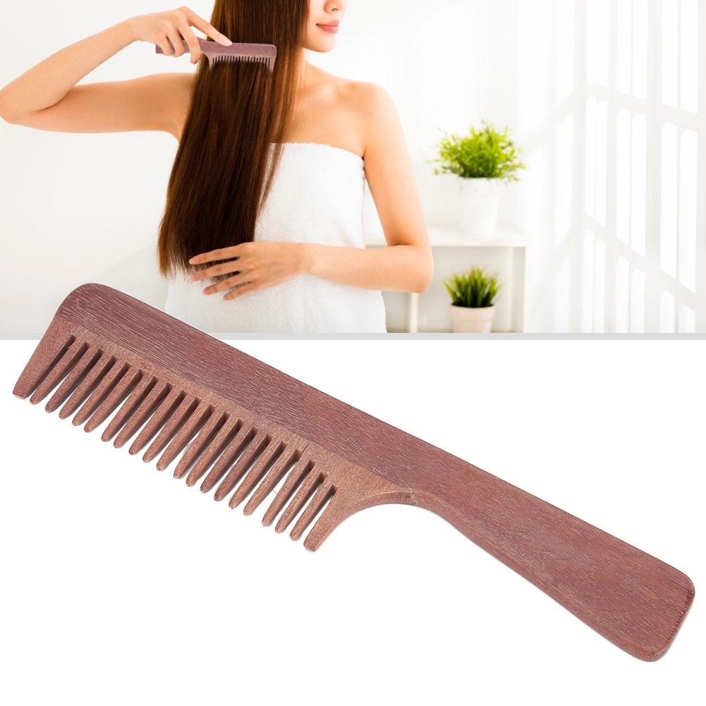 Sandalwood Fine Wide Teeth Hair Comb Beard Comb Hairstyling Care CombWide Teeth Comb
