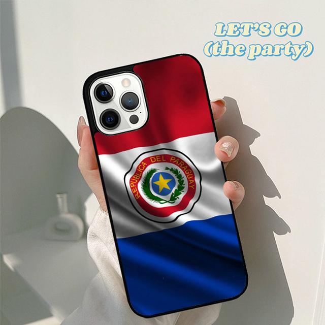 Autumu Paraguay Flag Phone Case Cover for iPhone 17 Air 16 16e 15 12 11 13 14 Pro Max Apple Plus Coque