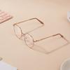 1/3PCS Metal Computer Anti Blue Light Glasses Clear Anti Radiation Replaceable Lens for Women Men