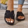 Women 2025 Summer Lightweight Comfortable Open Toe Sandals Comfortable Designer Shoes Beach Flat Slippers Slides Women
