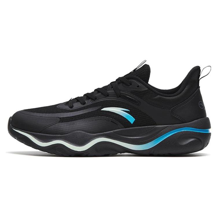 

Anta Milk Nougat Candy Cushioning Lightweight Low top Training Shoes Men s Black 912437701Q-3 40