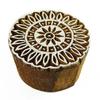 Floral Indian Scrapbook Stempel Holz Druckblock Kunst braun Briefmarken für