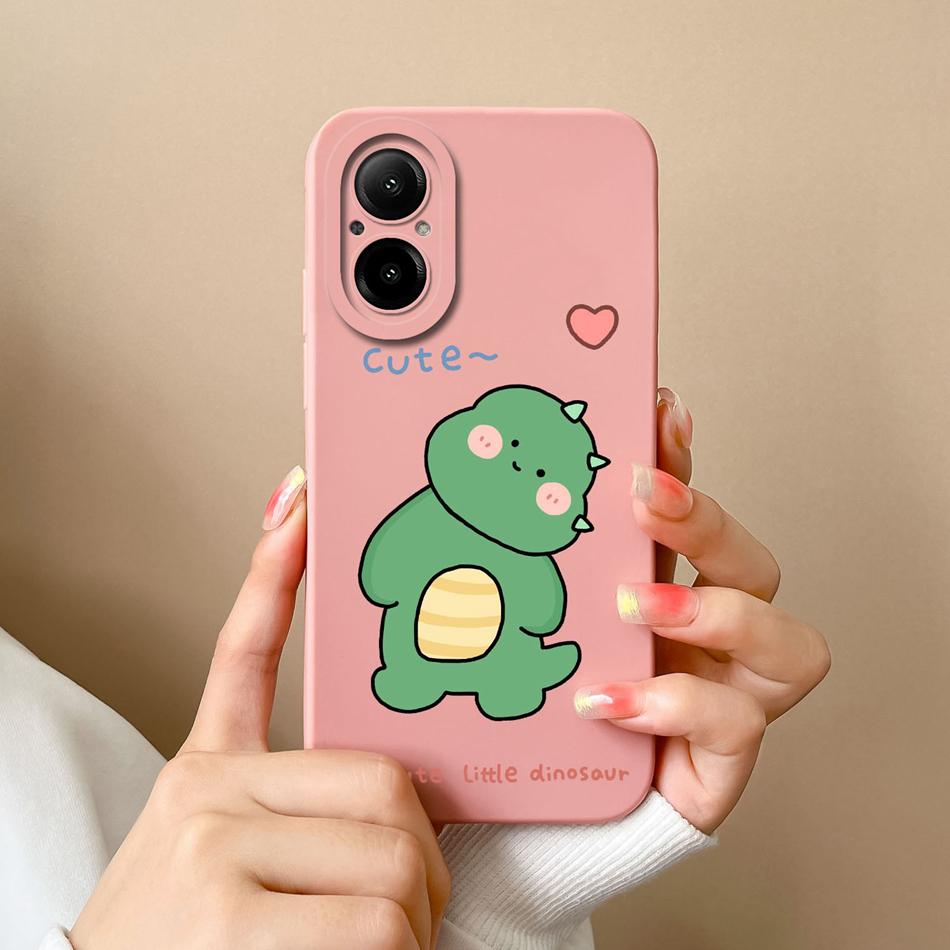 Phone Case For Realme C67 Multiple Patterns Soft Liquid Silicone Full Protection Anti Choc Cover For Realme C 67 Fundas Coque