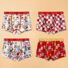Year of the Horse Boys' Red Cotton Boxer Briefs - Medium & Large
