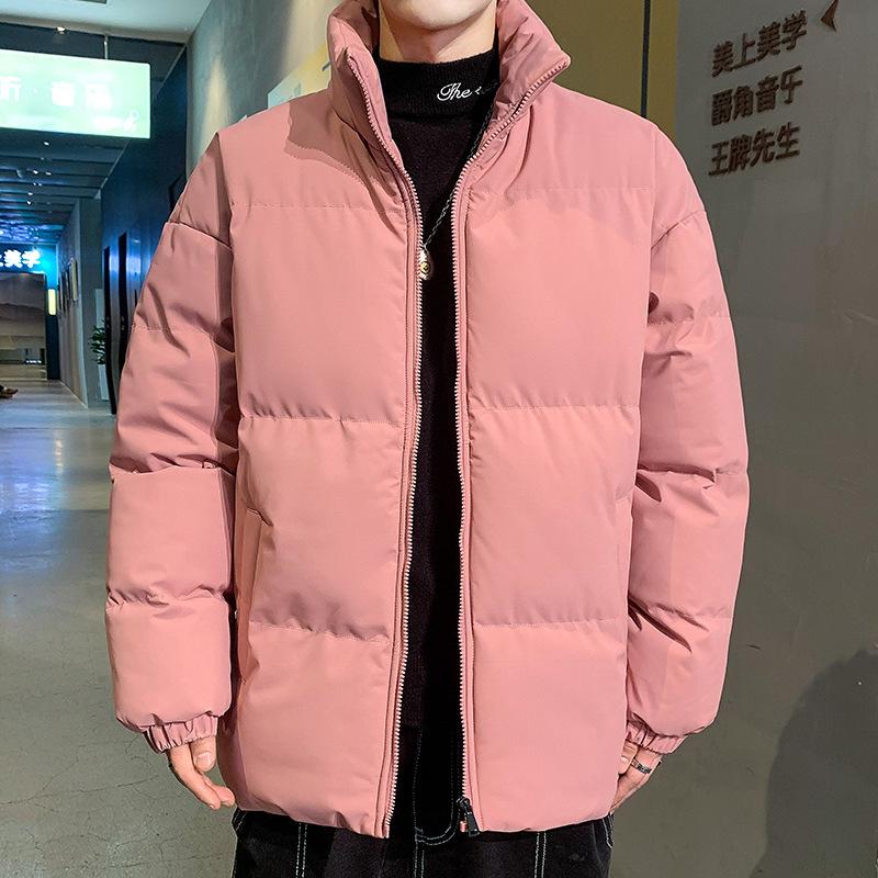 Padded Clothes Men's Winter New Thickened Warm Loose Versatile Cold-proof Stand-up Collar Padded Jacket Casual Padded Jacket Men's Clothes
