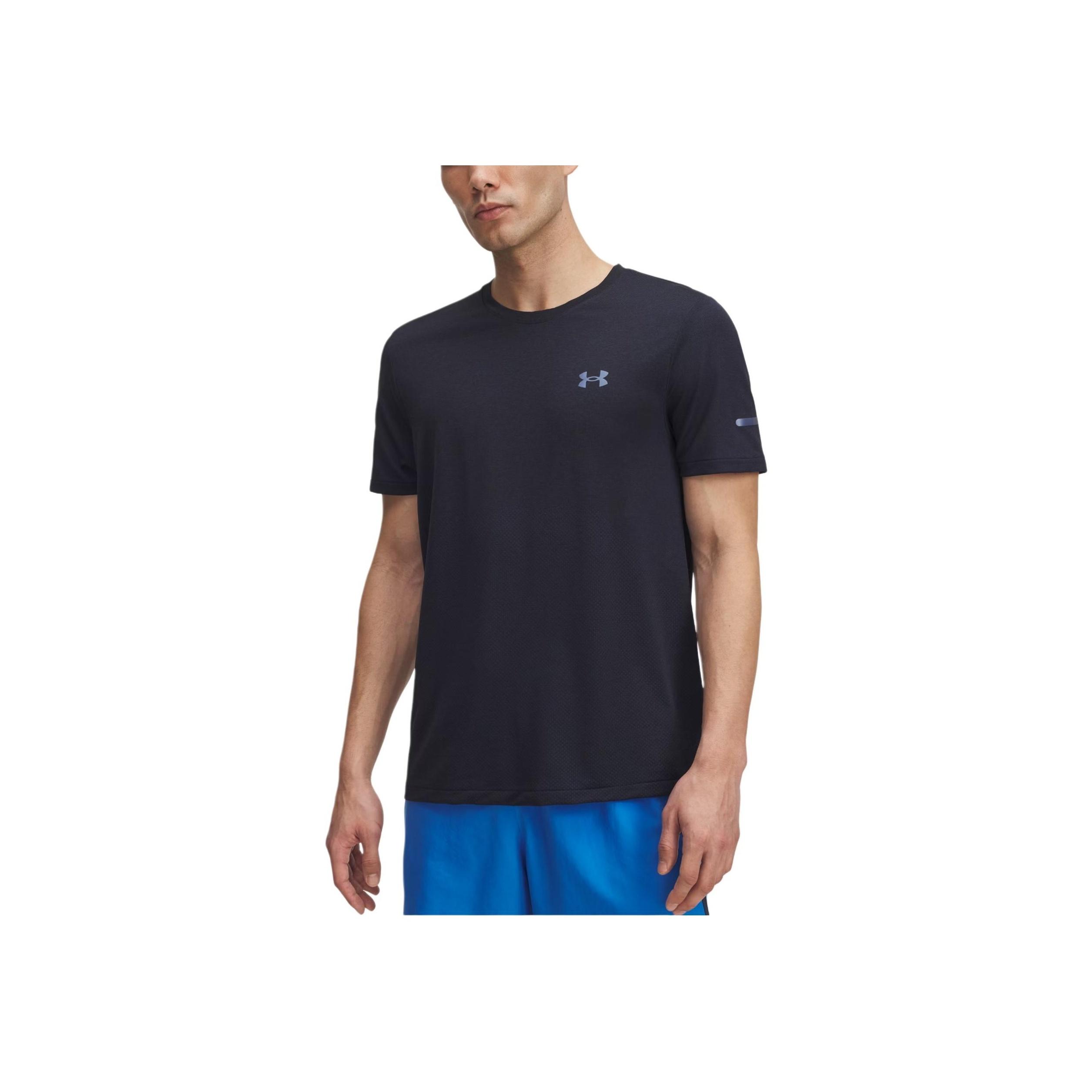 

Under Armour Seamless Stride Breathable Quick-Dry Comfortable Simple Short Sleeve T-Shirt Men Tops 1375692-403 XL