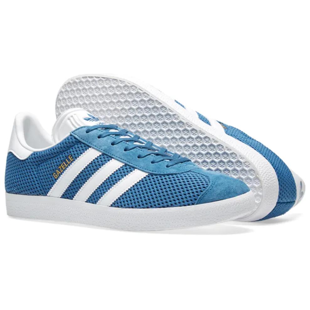 Adidas Originals Gazelle Sports Comfortable Low-Top Sneakers Men Sneakers Blue White BB2757