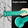 Ny Självlysande Simulerad Phallus Realistisk Kvinnlig Penis med Sugkoppar Överdimensionerad Par Erotiska Sex Vuxenleksaker Manliga Leksaker