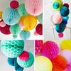 1 Paper Lantern Honeycomb Balls Tissue Pom Pom Party Wedding Hanging Decor