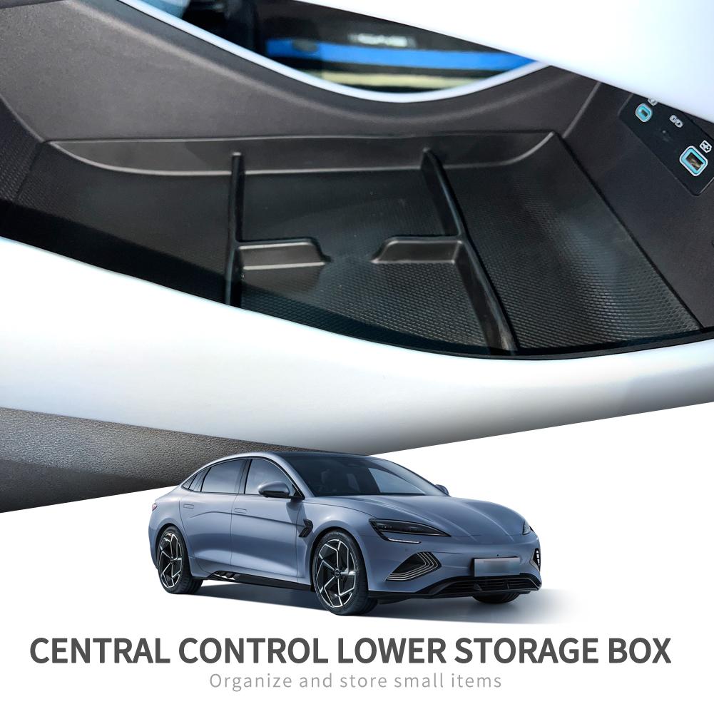 for BYD Seal EV 2025-2025 Central Console Lower Layer Storage Box TPE Car Storage Tray Organizer Accessories
