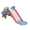 Toddler Slide Plastic Multifunctional Safe Easy To Storage Kids Folding Slide for Indoor Outdoor Blue