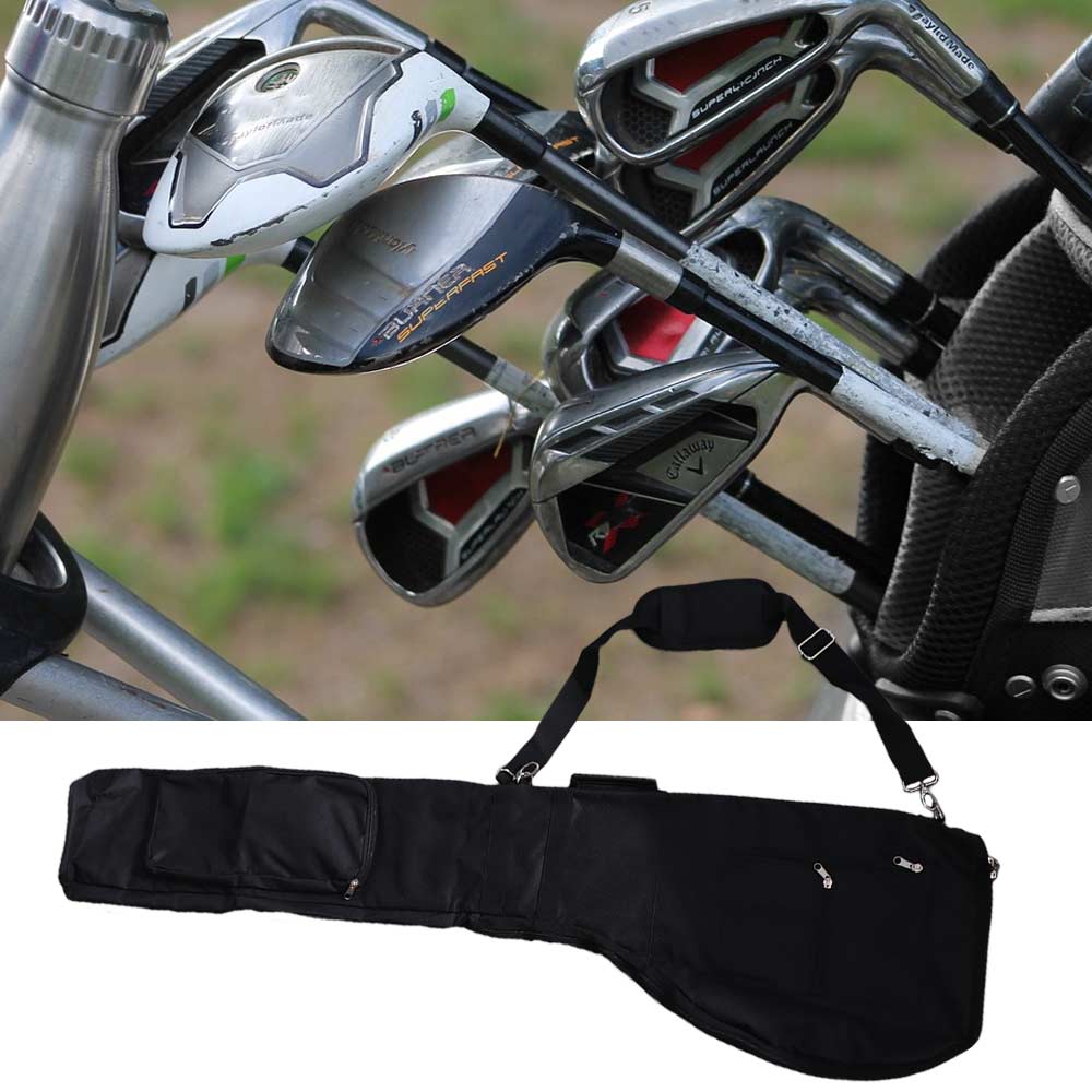 Foldable Golf Sunday Bag High-capacity Golf Training Case Multifunctional Golf Club Bag Golf Club