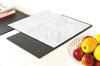 GLAS-SCHNEIDEBRETT 40x30 WEISS
