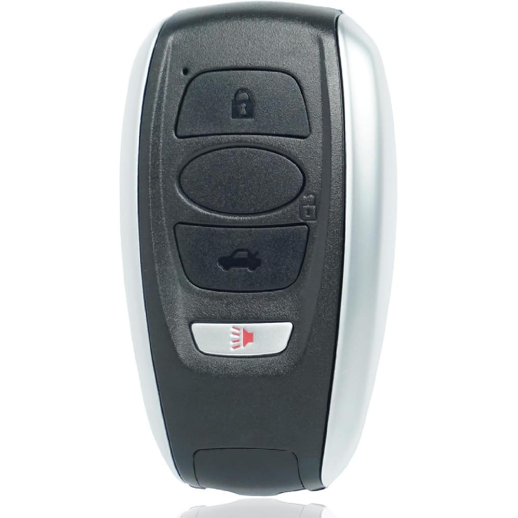 Key Fob Shell Case Replacement Fits for Subaru Legacy Outback Impreza Ascent Forester BRZ WRX STI XV Crosstrek 2014- Keyless Entry Remote Control 4