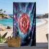 Manchester United Printed Beach Towel Quick Dry Soft TowelPortable Large Rectangular Beach Blanket for Travel Swimming Pool