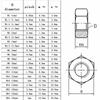 10pcs/lot 304 SS Hex Nuts, DIN555, M2 - M10